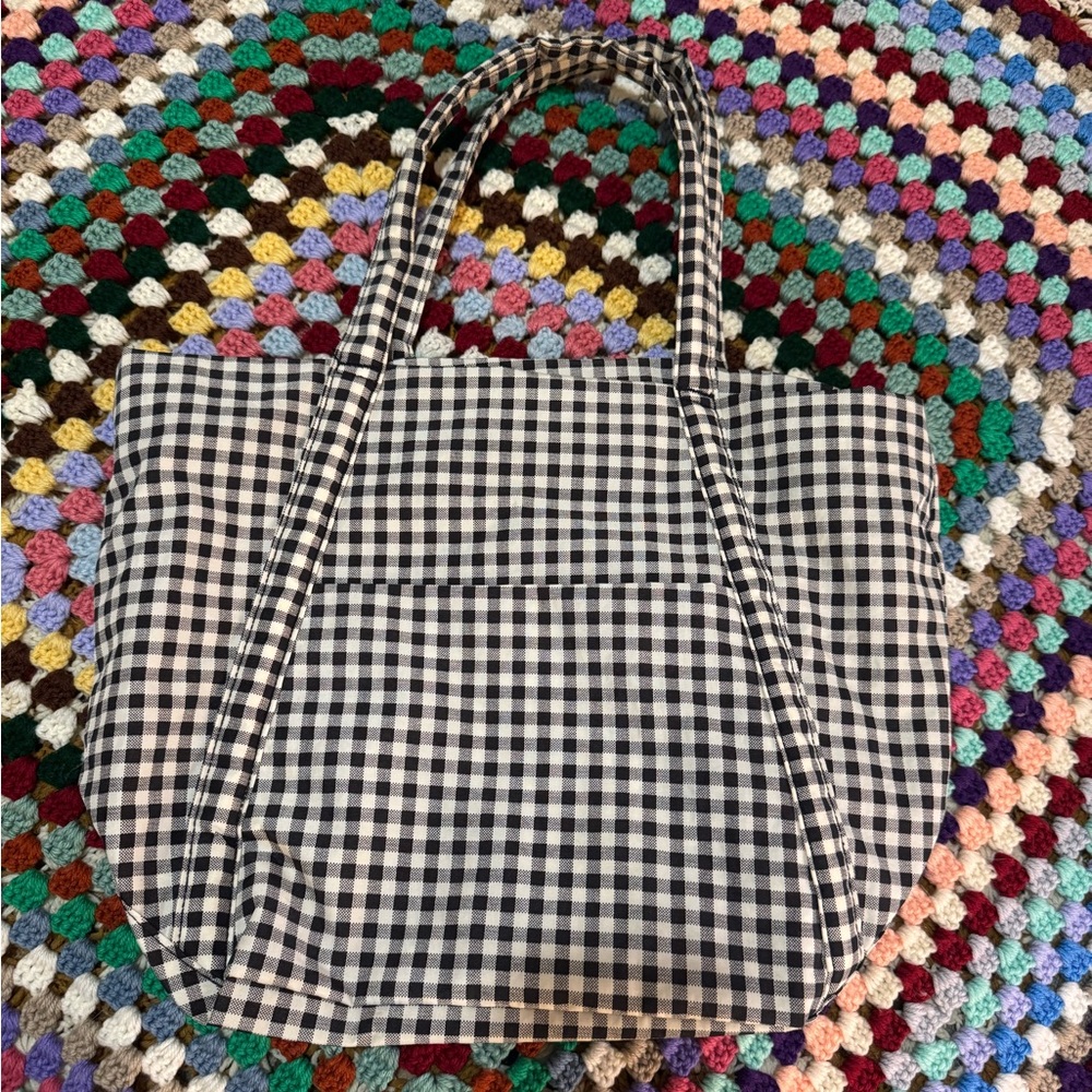 BAGGU Gingham Cloud Bag